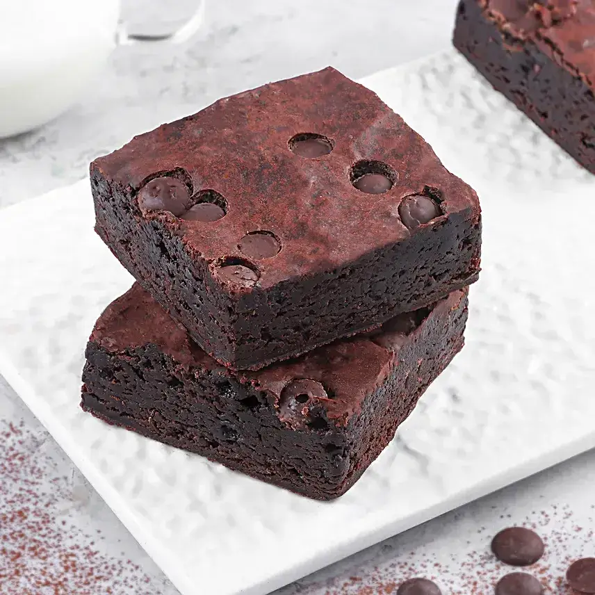 Choco Fudge Brownie 2Pcs