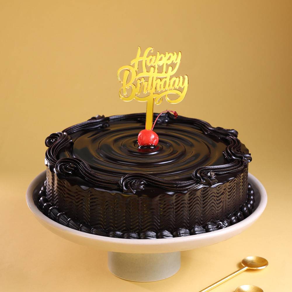 Choco Truffle Birthday Cake