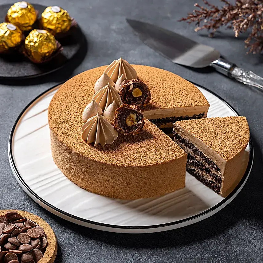 Chocolate Mousse Magic Cake 500gm Eggless