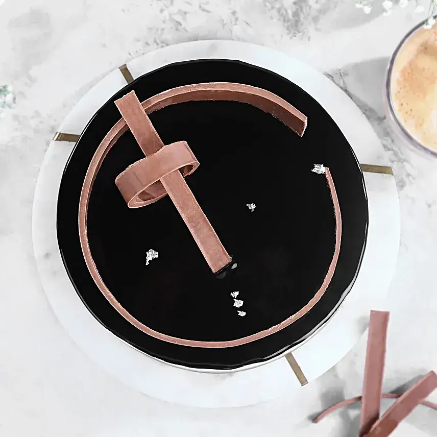 Chocolate Trio Cream Cake- Half Kg