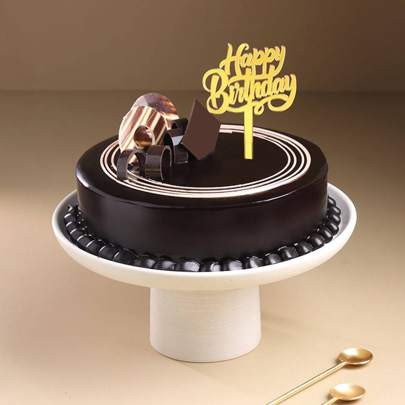 Chocolate Truffle Birthday Cake
