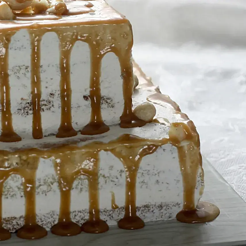 Chocolaty Golden 2 Tier Cake 1.5 Kg