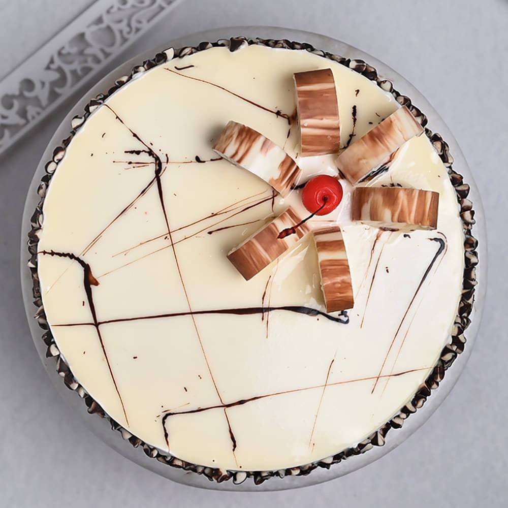 Cherry Chocochip Chocolate Cake