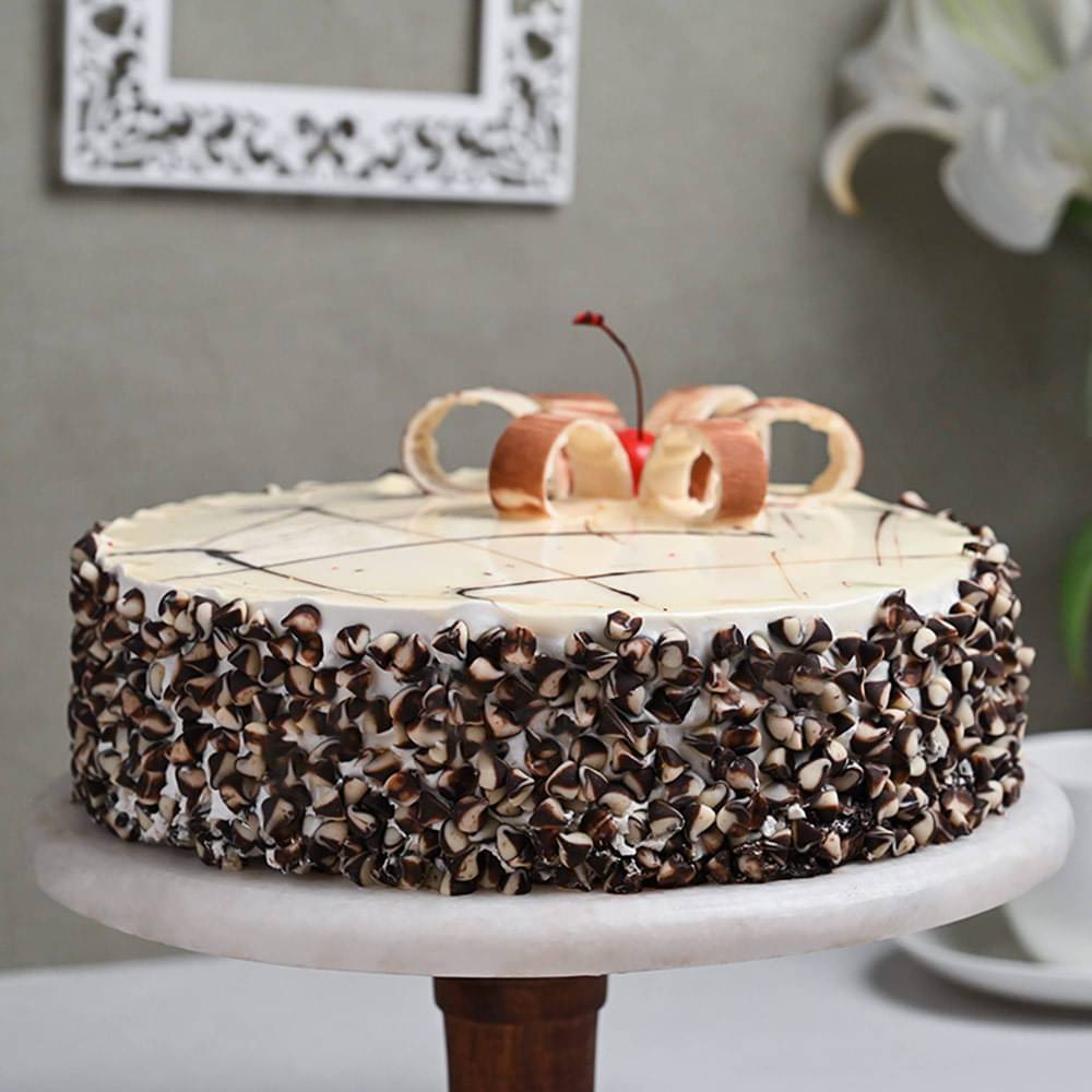 Cherry Chocochip Chocolate Cake