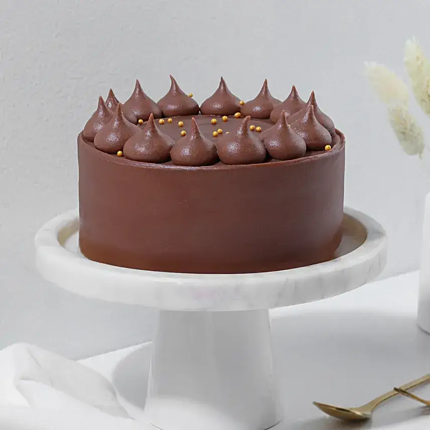 Classic Milk Choco Cream Eggless Bento Cake