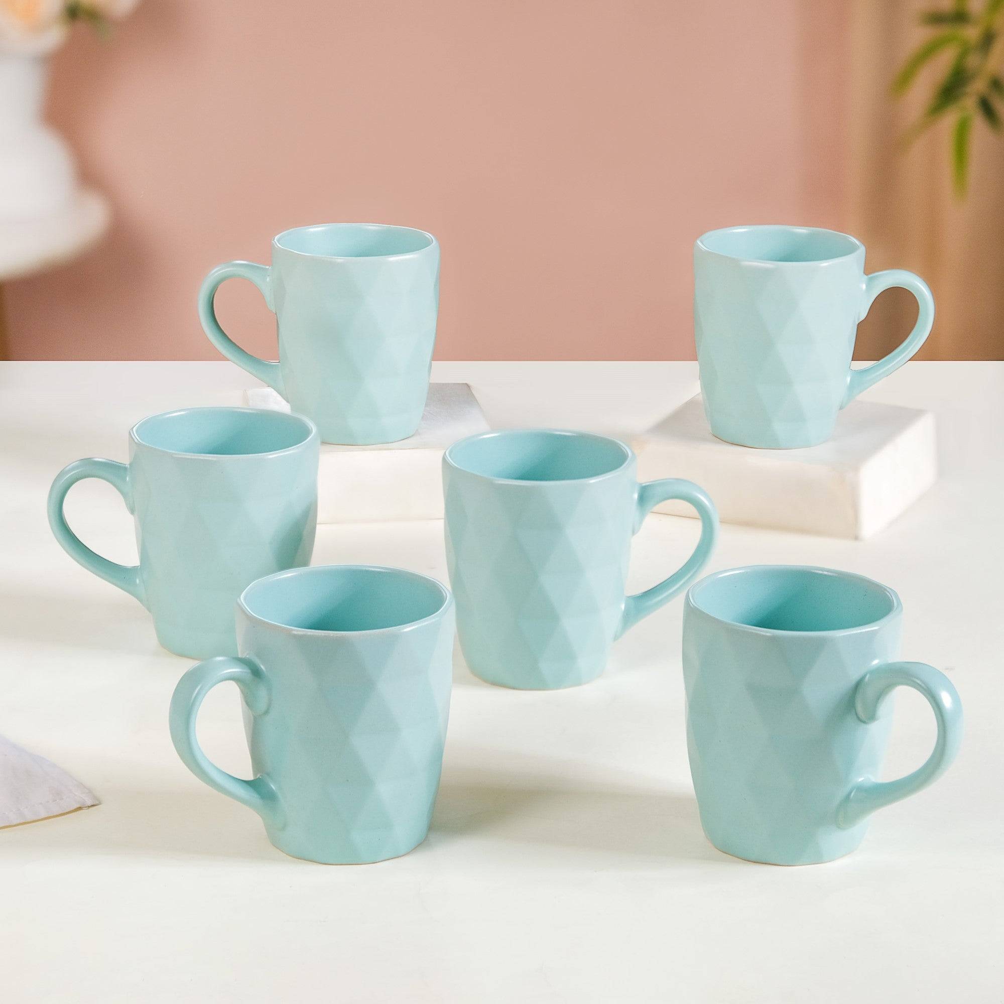 Chai Coffee Cup Light Blue Set Of 6 220ml