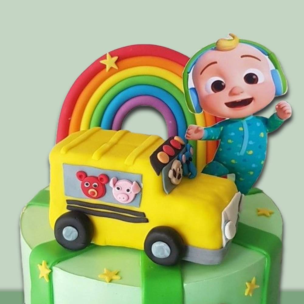 Cocomelon Happy Birthday Cake