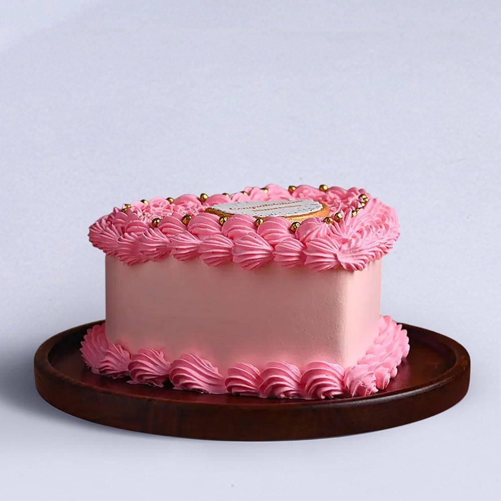 Congratulations Heart Cake