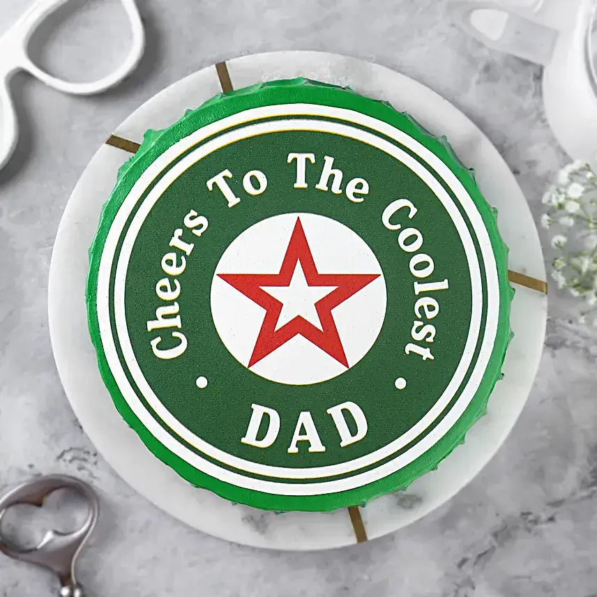 Cool Dad Chocolate Celebration Cake- Half Kg