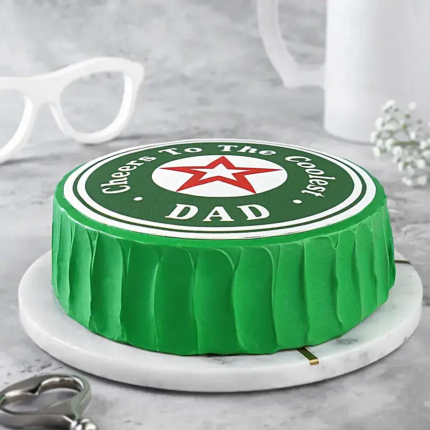 Cool Dad Chocolate Celebration Cake- Half Kg