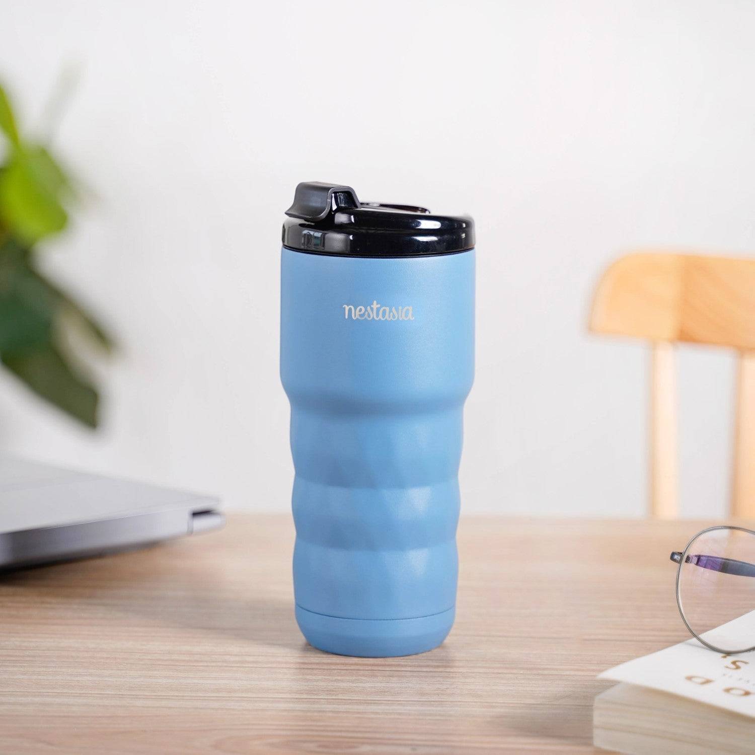 Brewster Grande Leakproof Copper Insulated Travel Bottle Azure Blue 590ml buy only at ₹995