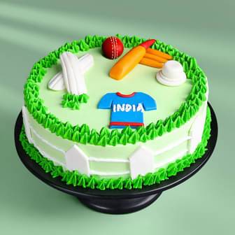 Cricket Wonder Theme Cake