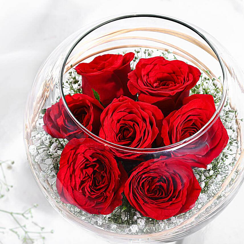 Crimson Grace Rose Arrangement