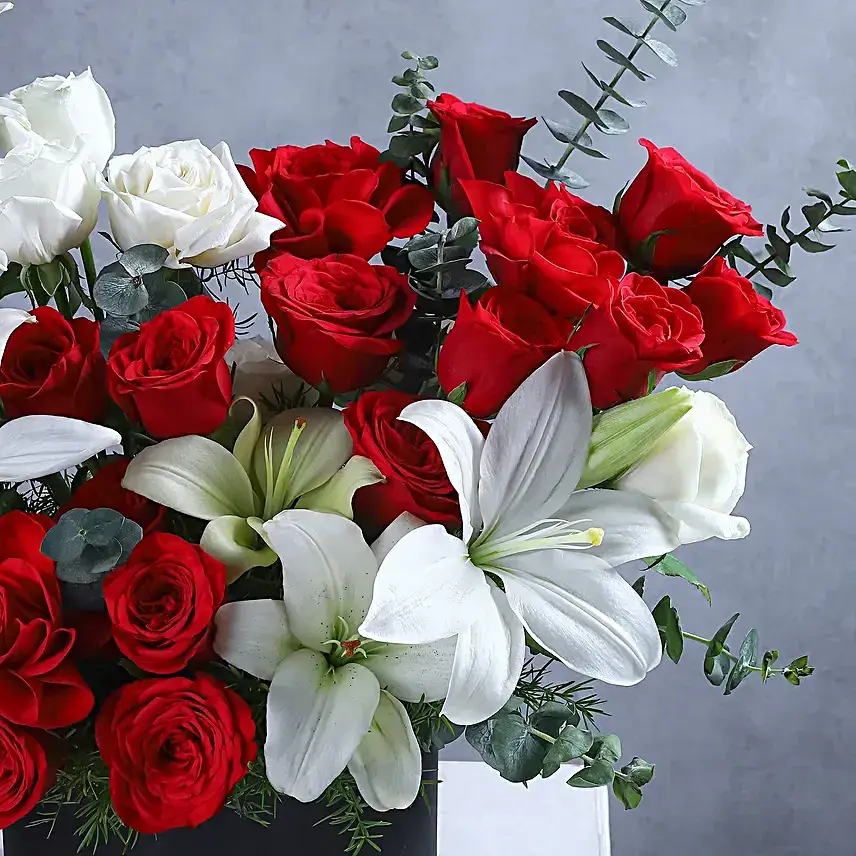 Crimson N Ivory Opulence