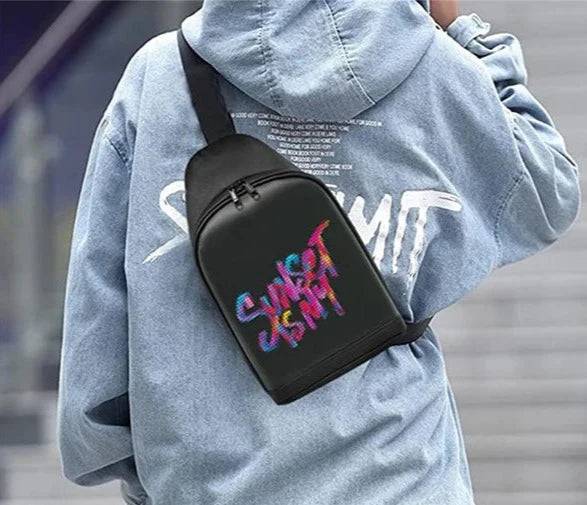 Premium Bluetooth Crossbody Bag with LED Display - Stay Connected, Stay Trendy Buy @ ₹5999