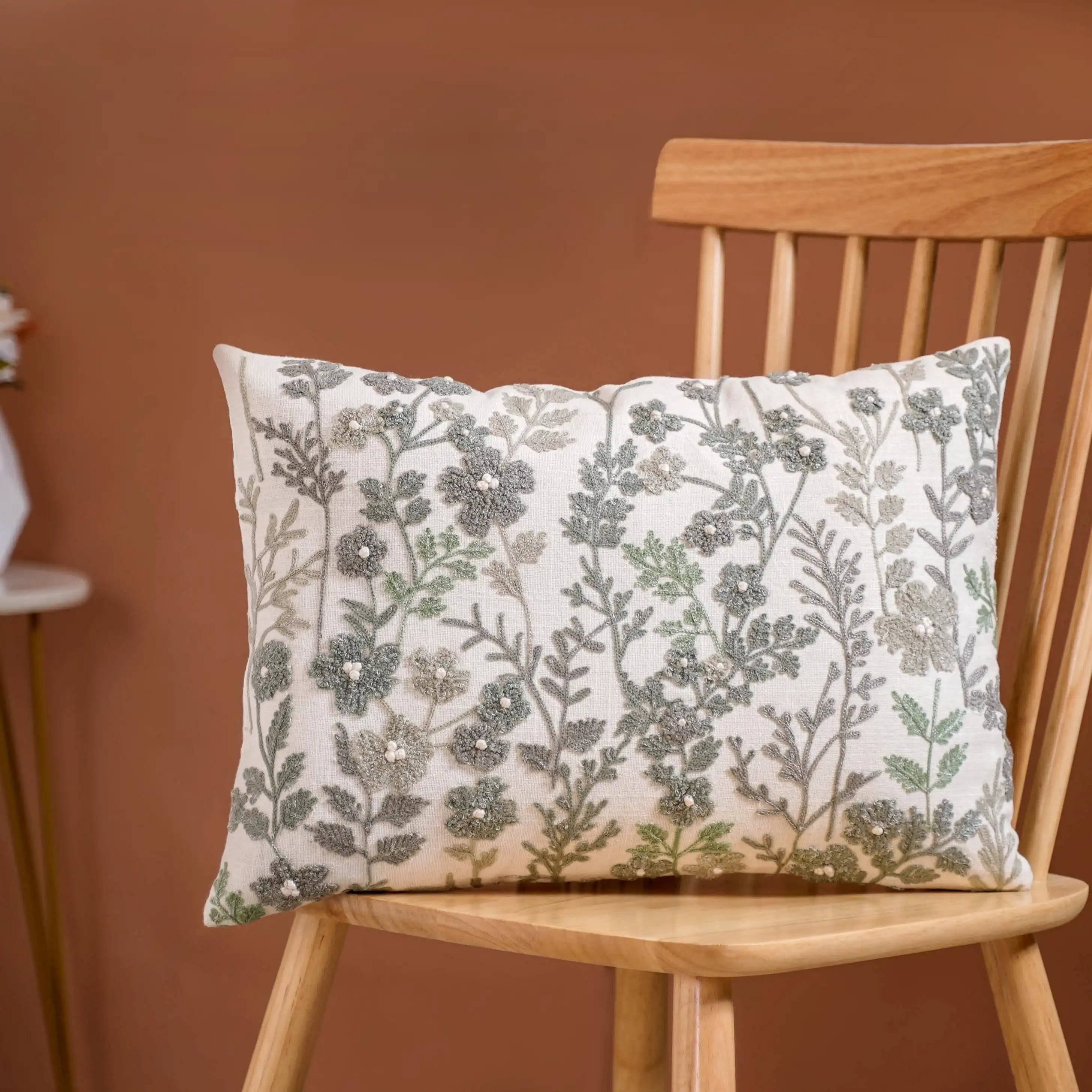 Decorative Rectangle Cushion Cover 20x14 Inch