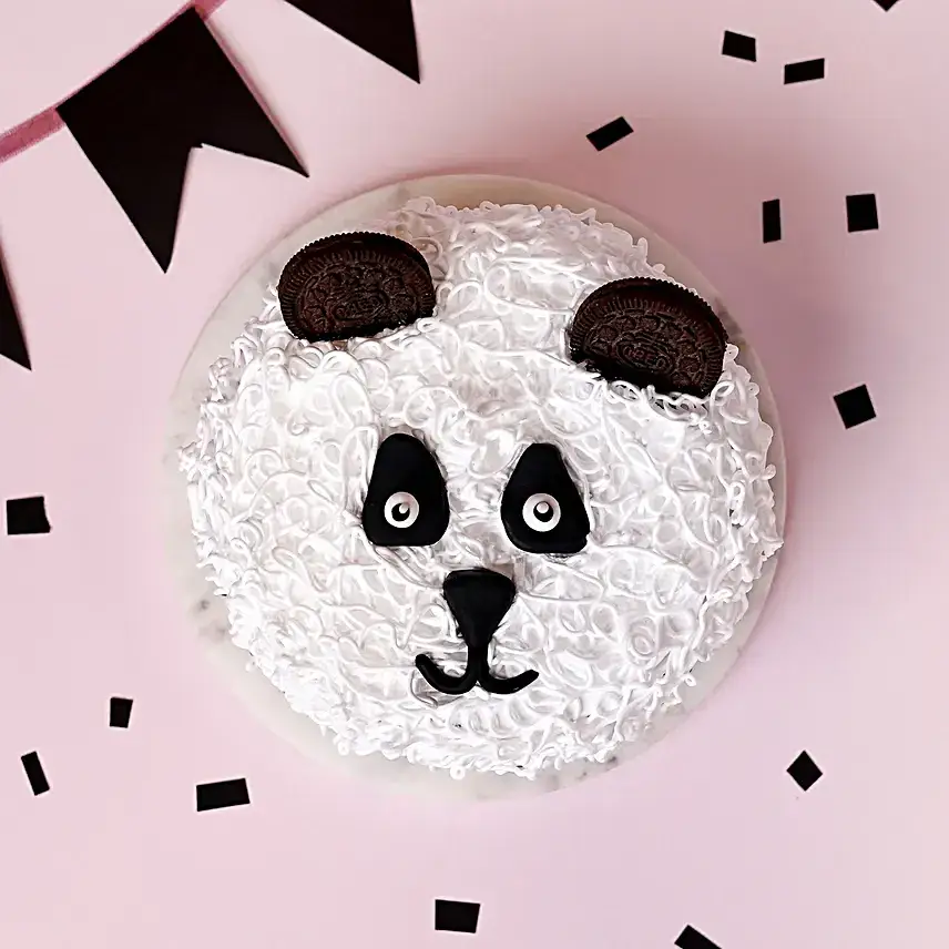 Cute Panda Chocolate Cake Half Kg