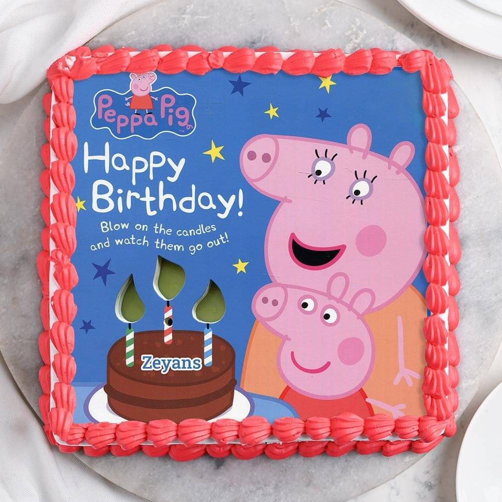 Peppa Pig Birthday Cake