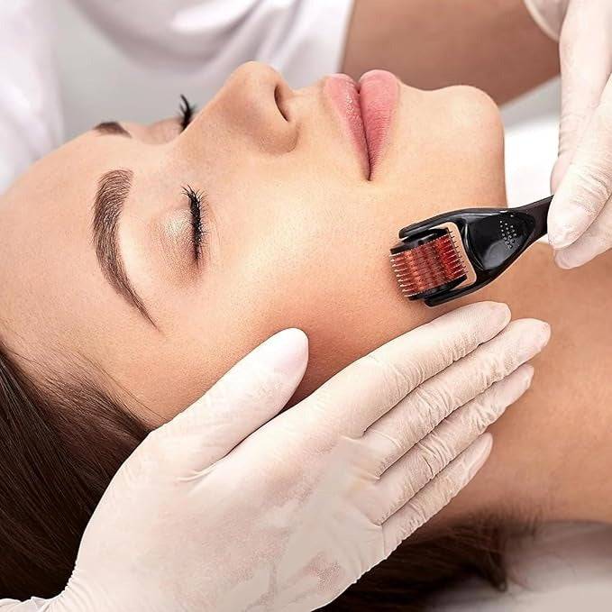 Derma Roller for Face – Microneedle Skin Care Tool for Anti-Aging, Scar & Wrinkle Repair Buy @ ₹149
