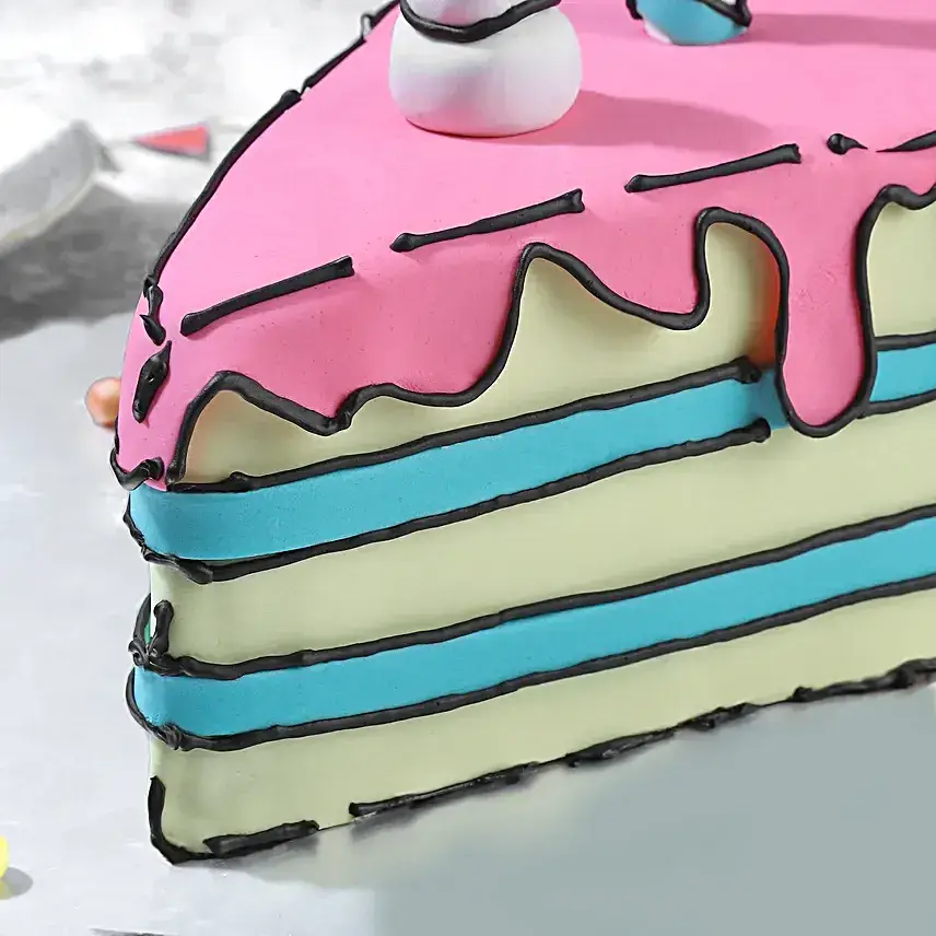 Decadent Drizzle Chocolate Fondant Eggless Cake