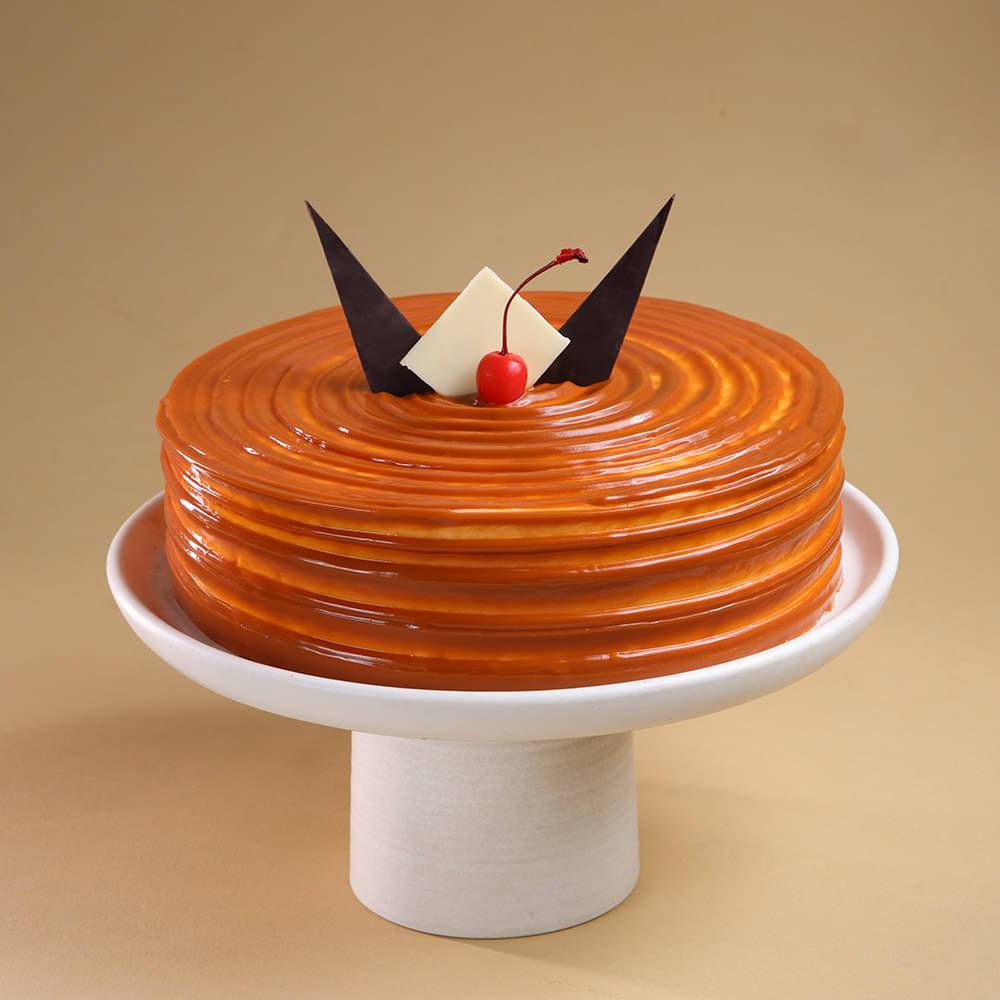 Caramel Butterscotch Cherry Cake