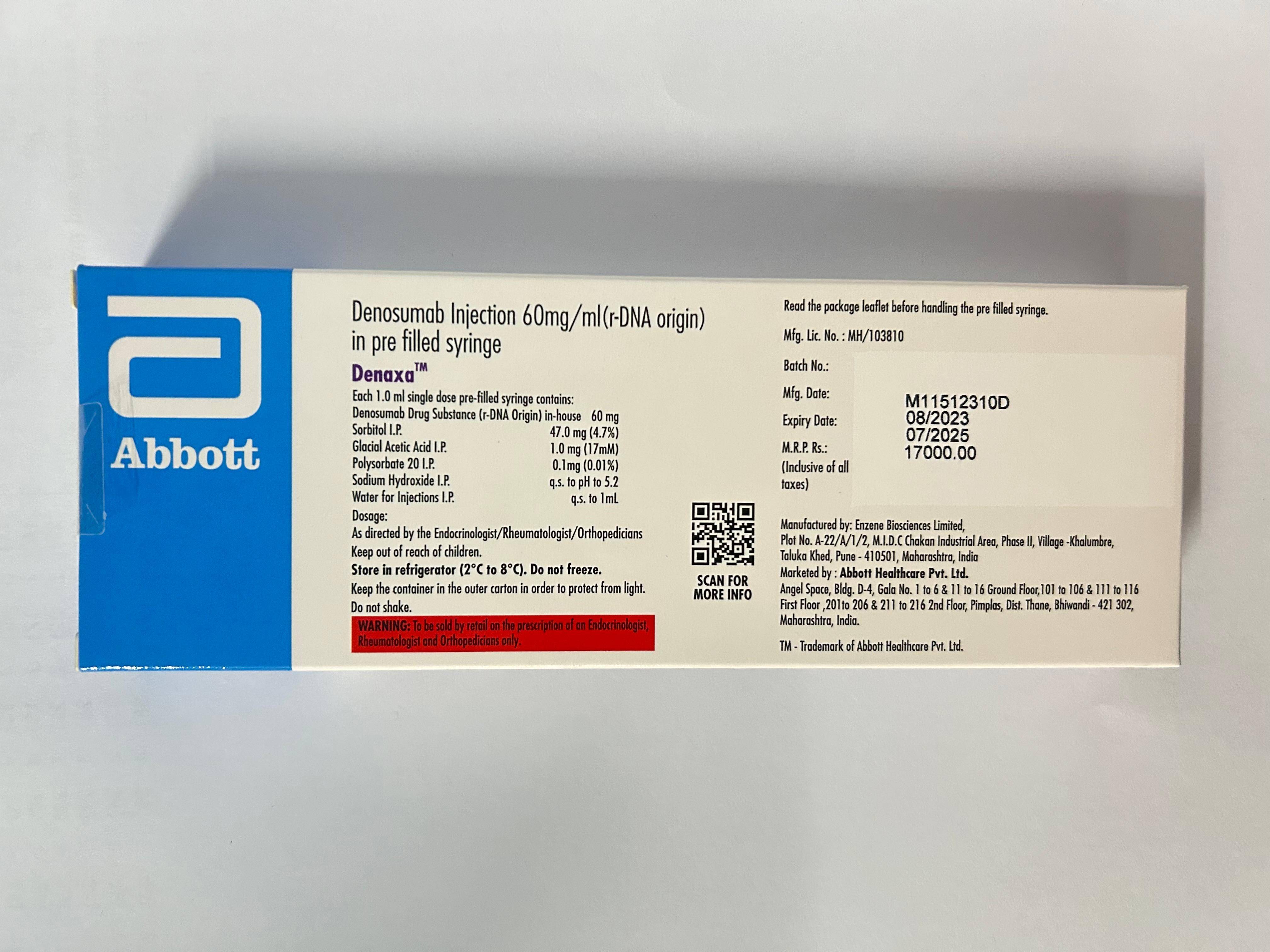 Denaxa 60mg Injection