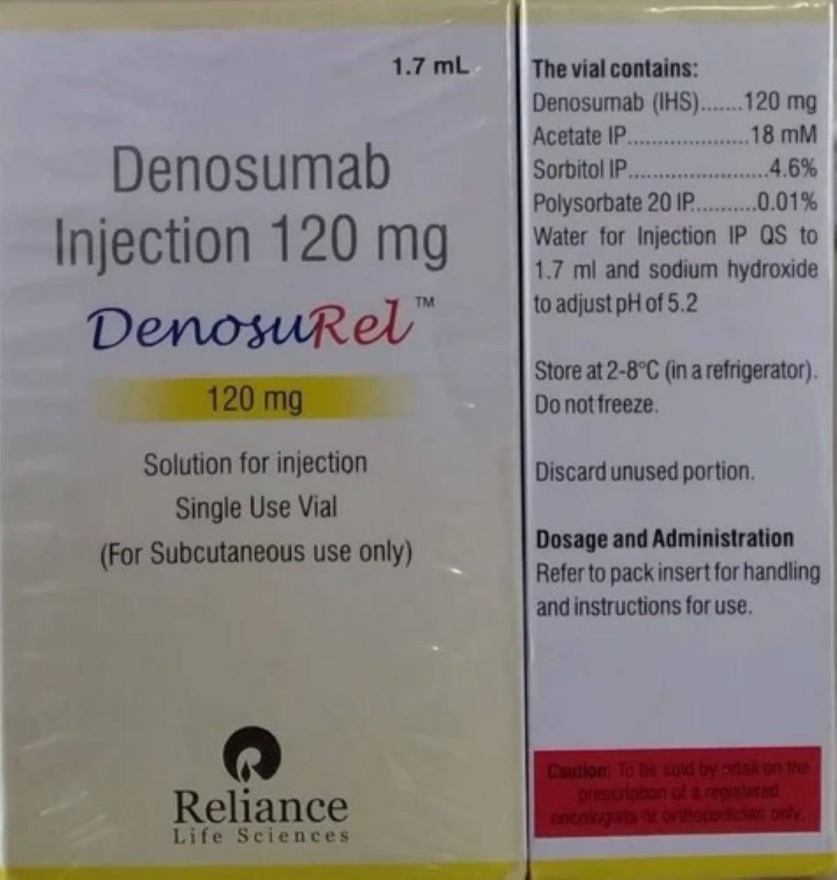 Denosurel 120mg Injection