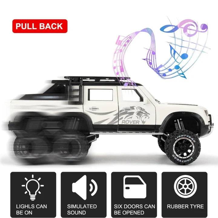 Premium Quality Die Cast Simulation Pull Back Sports Toy Car (Defender) (White) Buy @ ₹1999