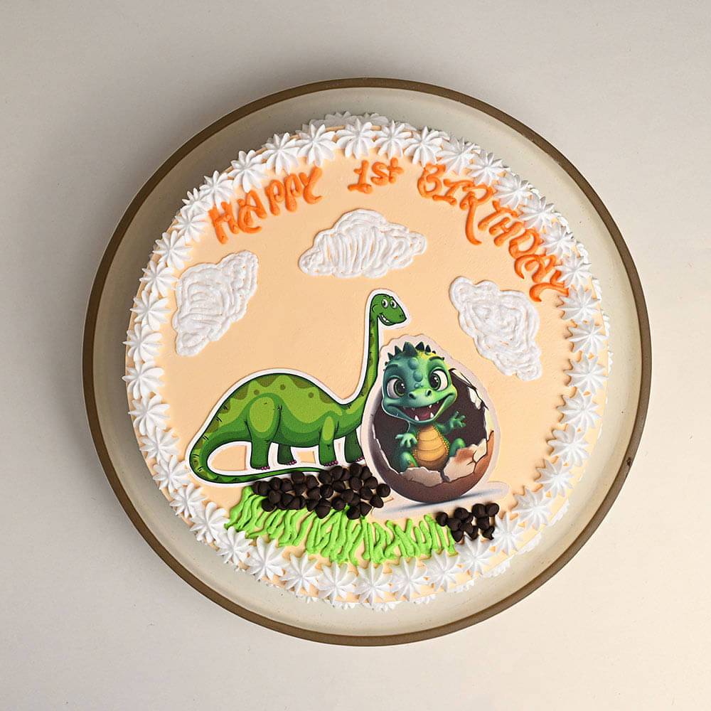 Dino Adventure Birthday Cake