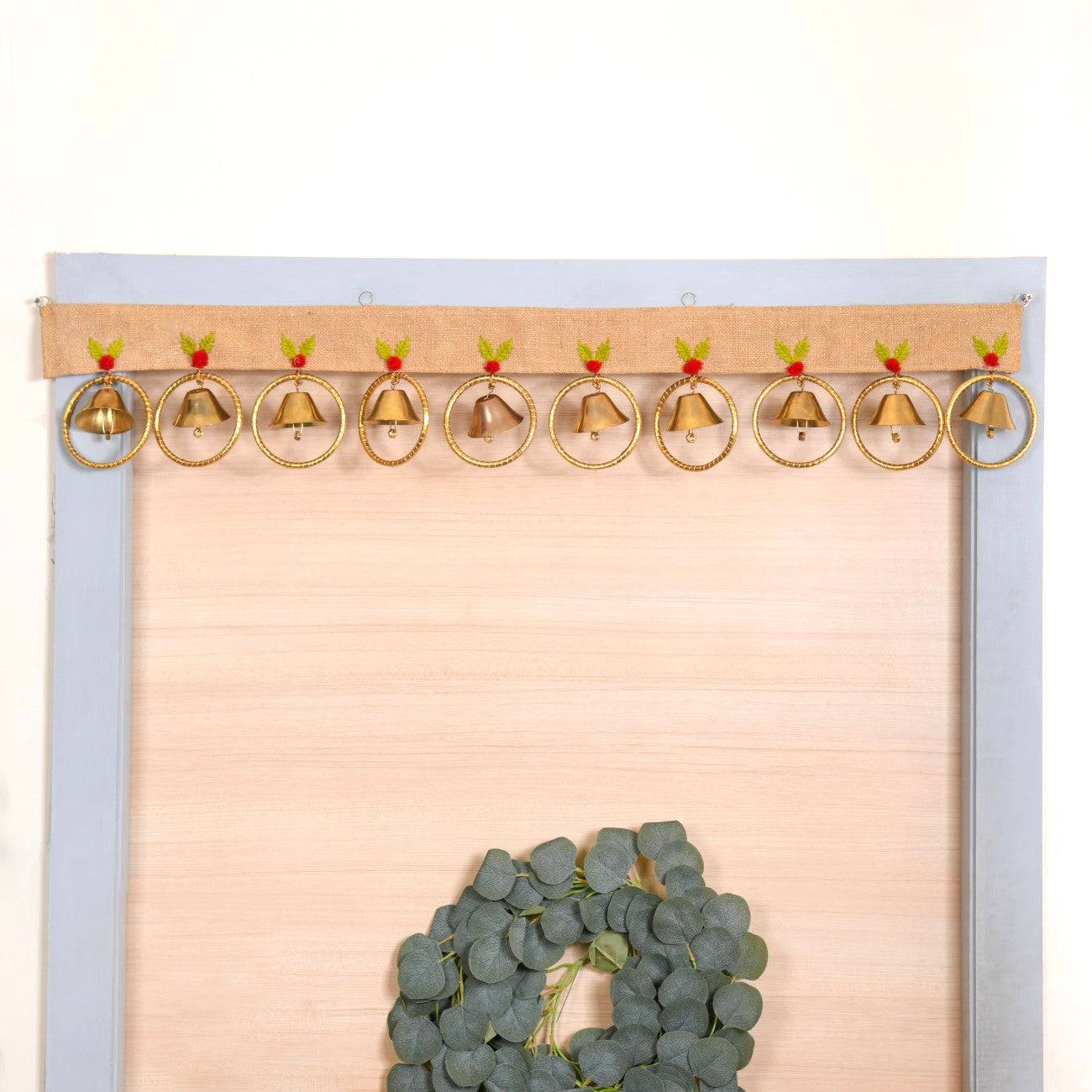 Festive Jingle Bells Door Hanging