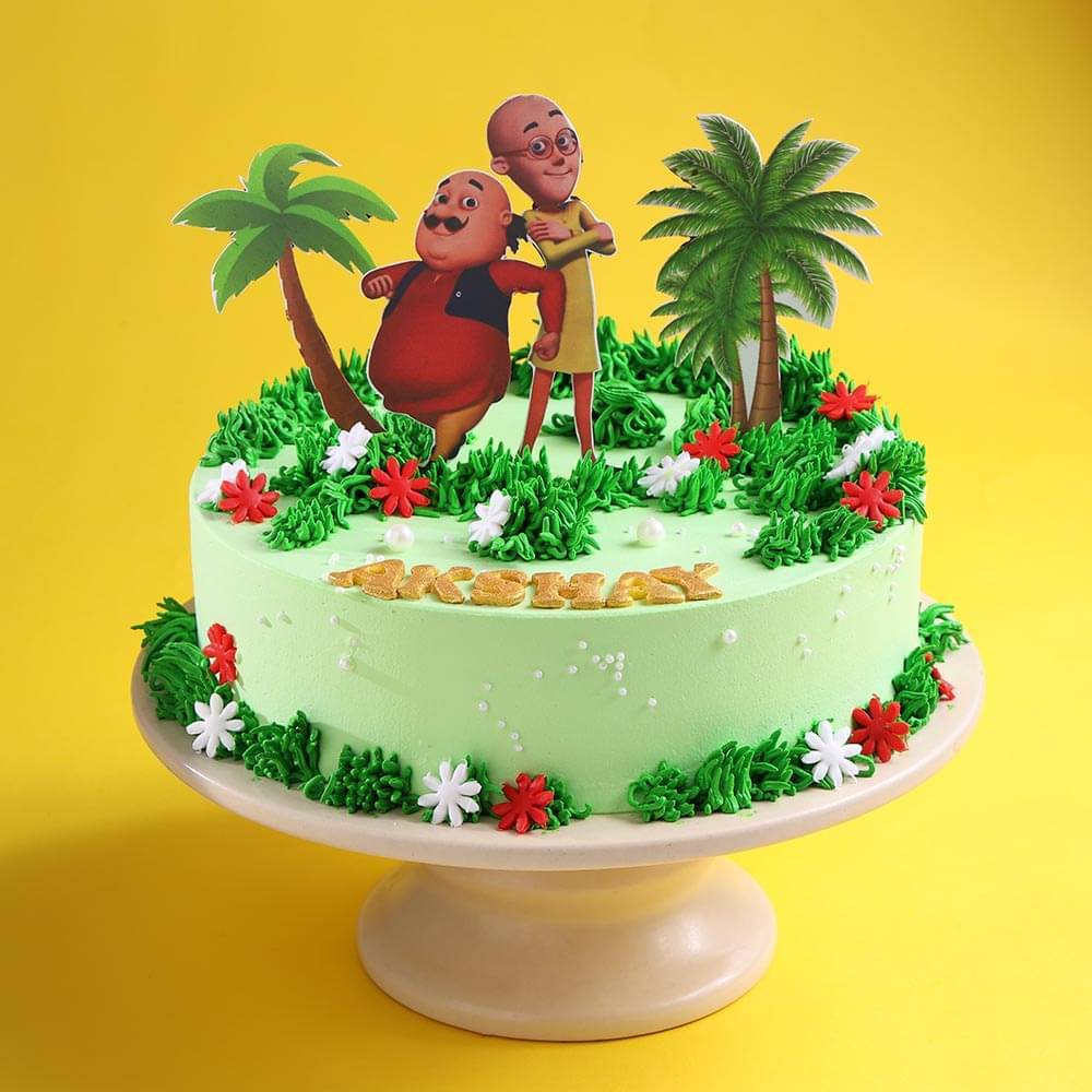 Double Trouble Motu Patlu Cake