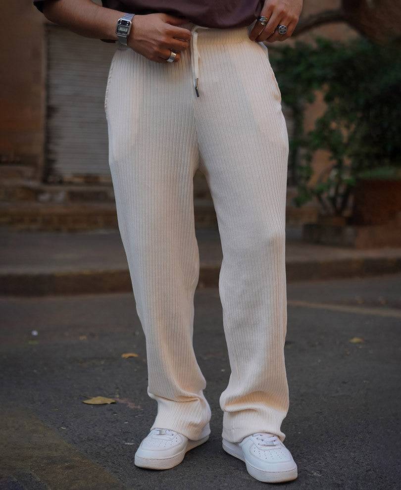 Cream Baggy Fit Track Pant Buy @ ₹699