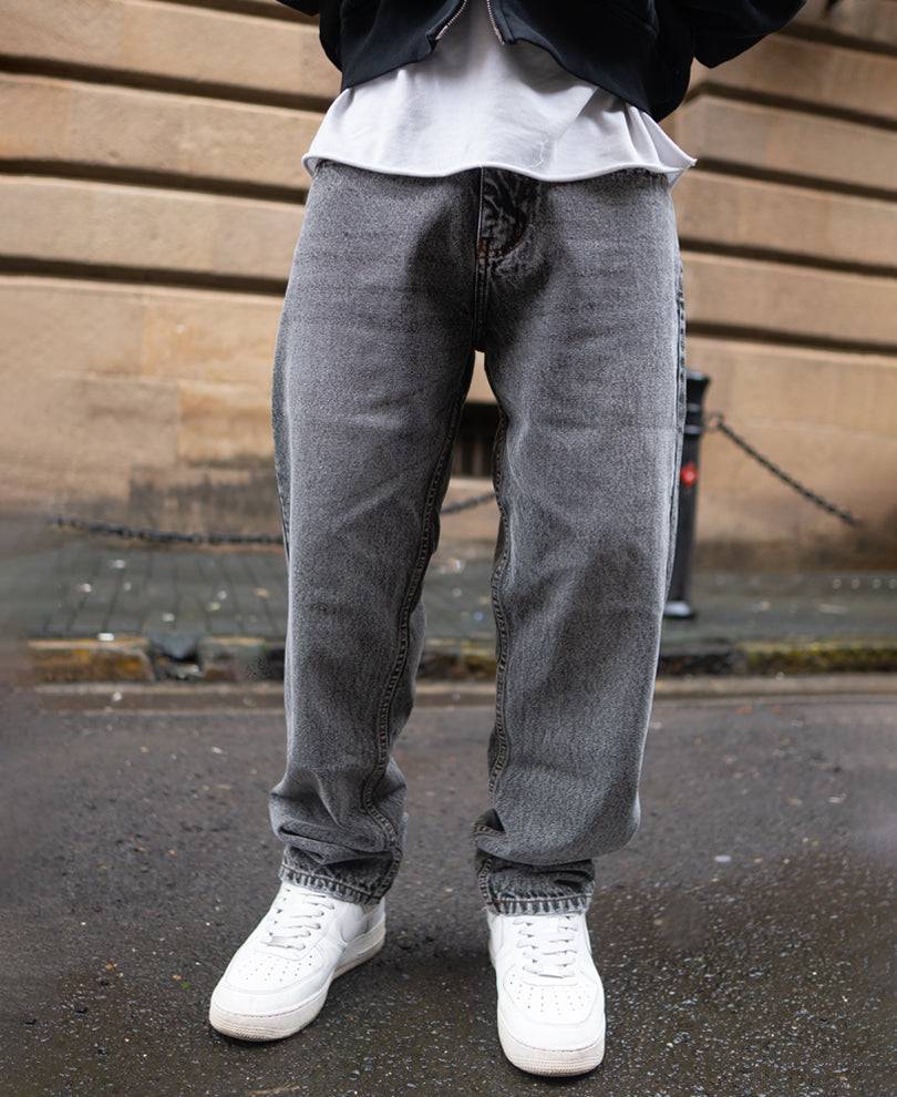 Light Carbon Black Baggy Fit Denim Jeans Buy @ ₹1099