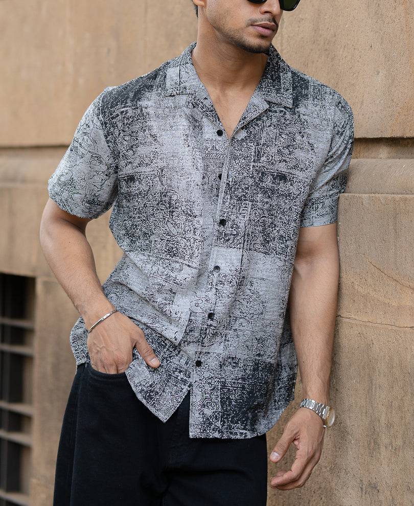 Grey Abstract Print Colour Shirt Buy @ ₹799