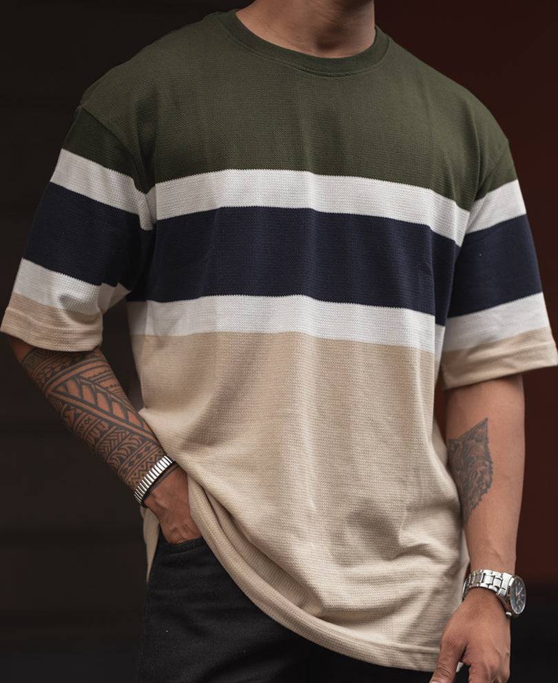 Multicolor Oversized Fit Half Sleeves T Shirt Buy @ ₹499