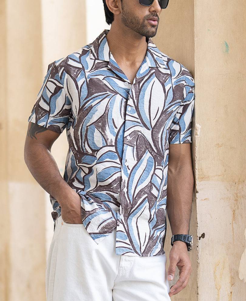 Abstract Print Cuban Shirt Buy @ ₹799