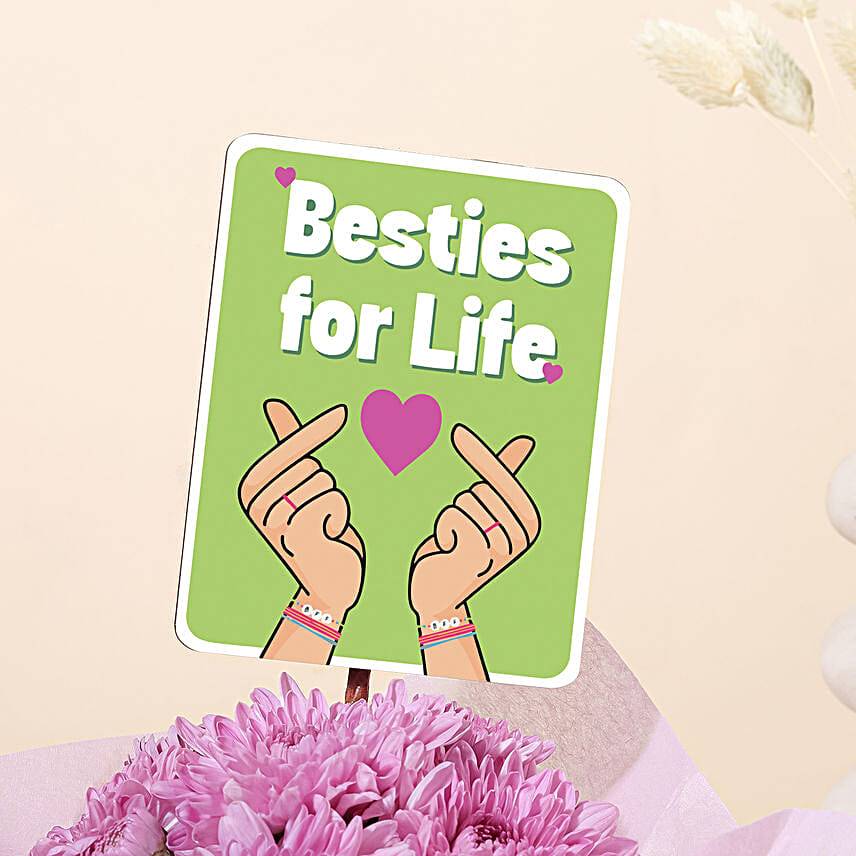Dreamy Daisy Bouquet N Fridge Magnet Gift for BFF