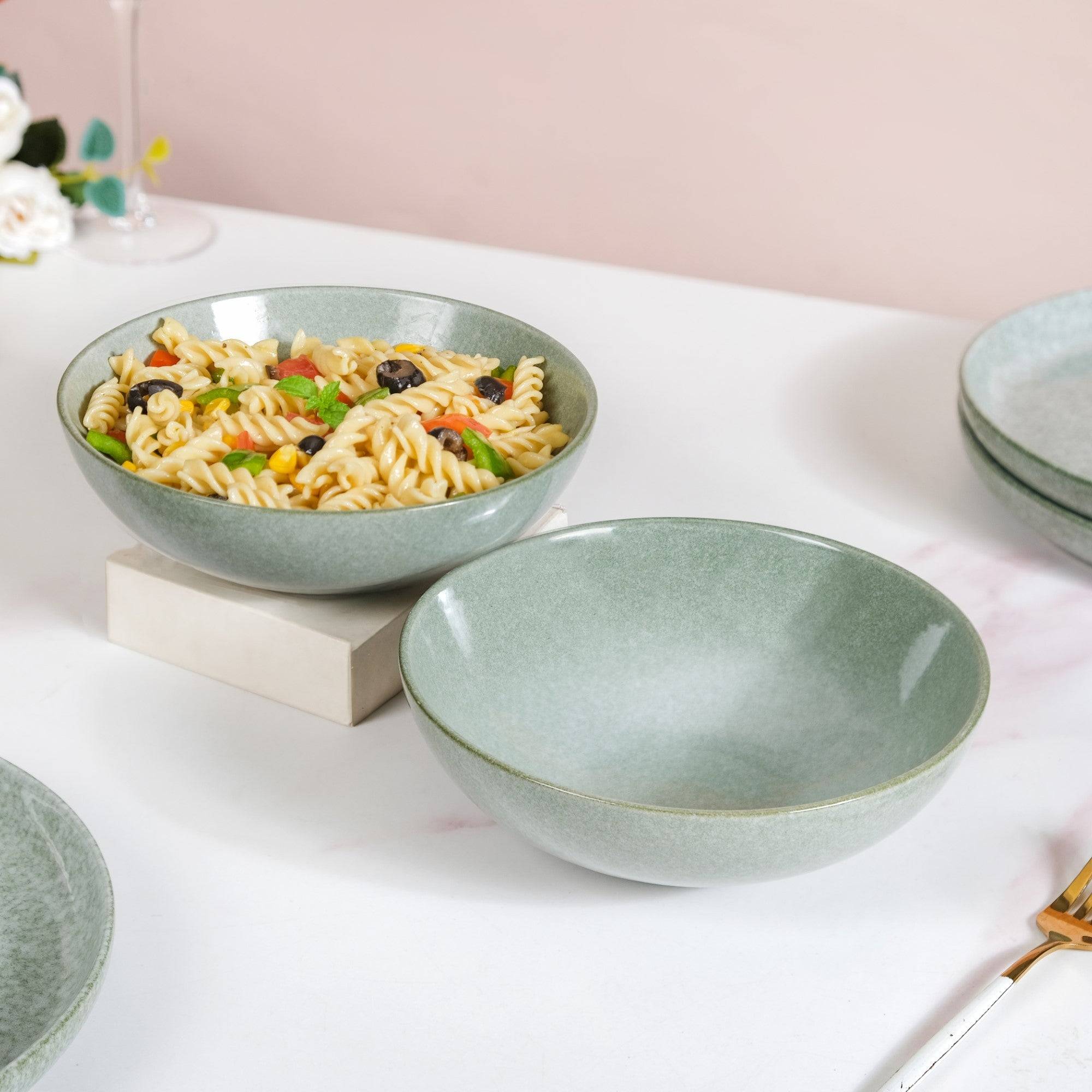 Sera Ceramic Serving Bowl Set Of 2 Sage 1000ml buy only at ₹1390