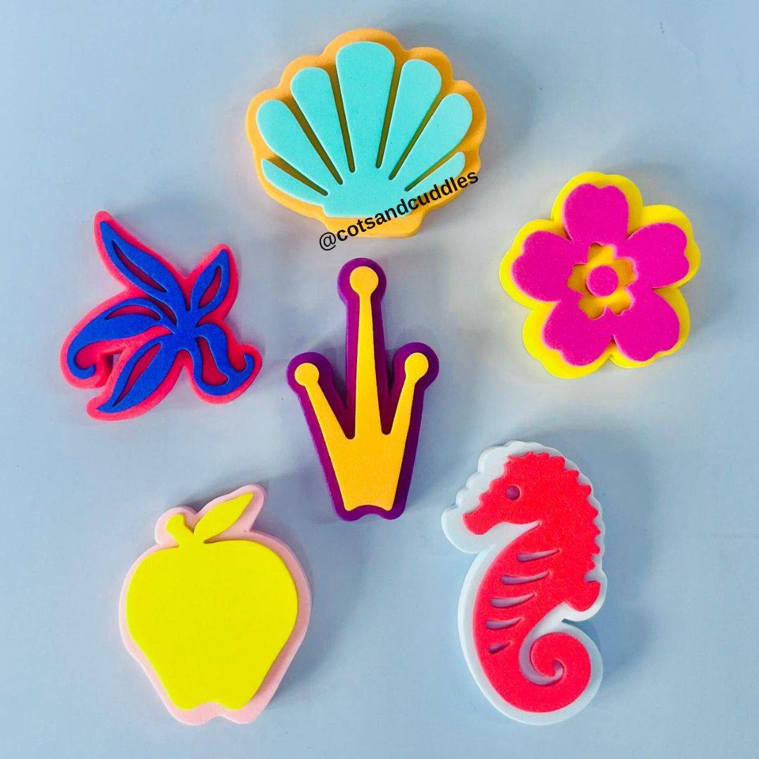 6pc Mix Sponge For Preschool Kids Art & Craft Buy @ ₹149