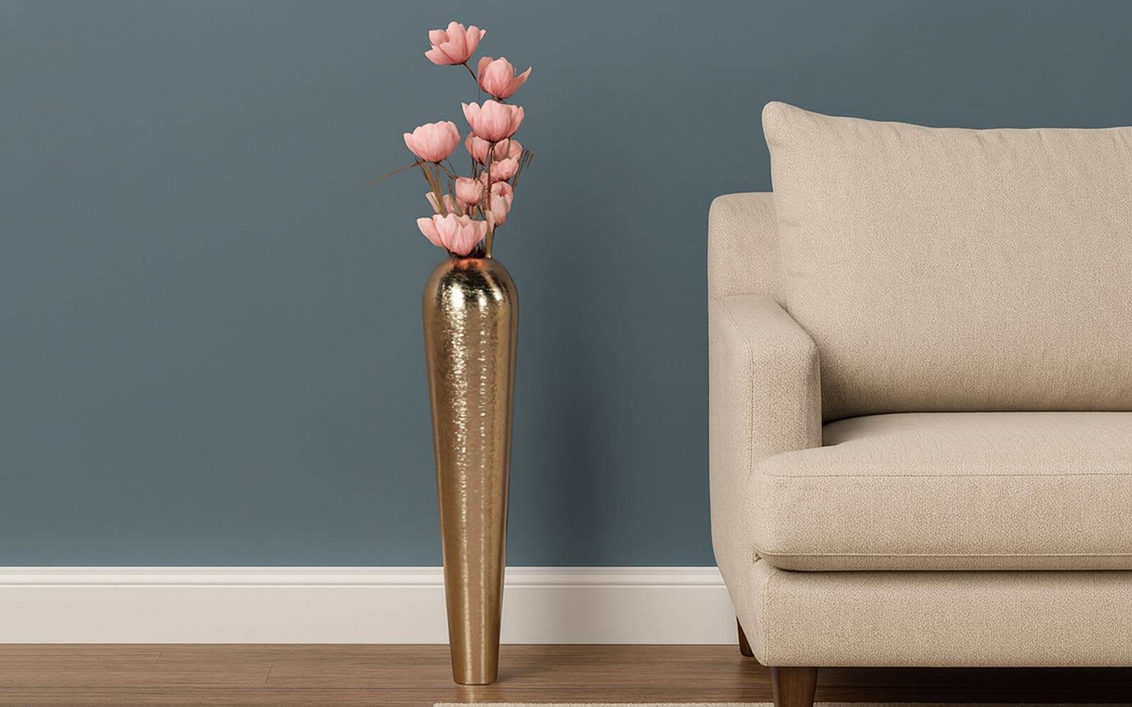 Royaloak Metal Flower Vase Large - 35 Inches