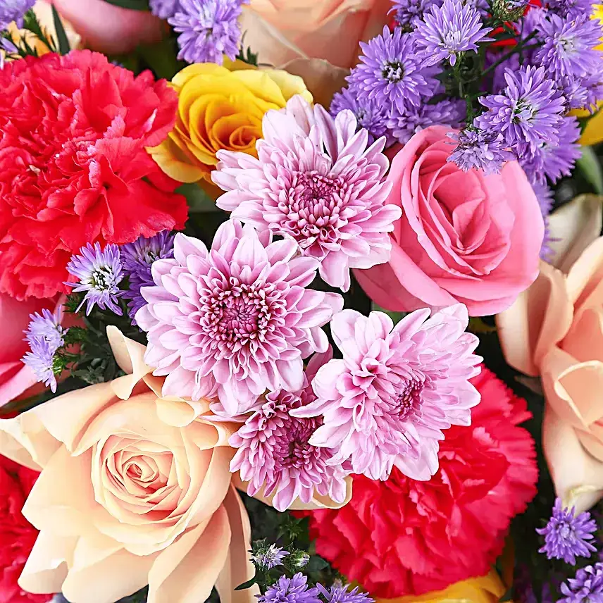 Kaleidoscope Of Fresh Blooms