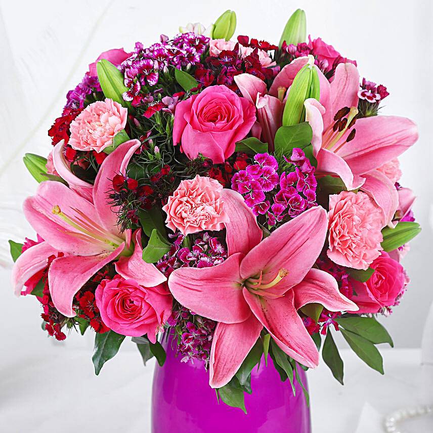 Enchanted Rose Lily Affair