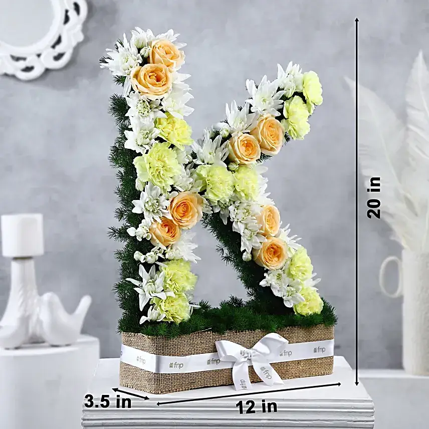 Personalised Alphabet Enchanting Roses