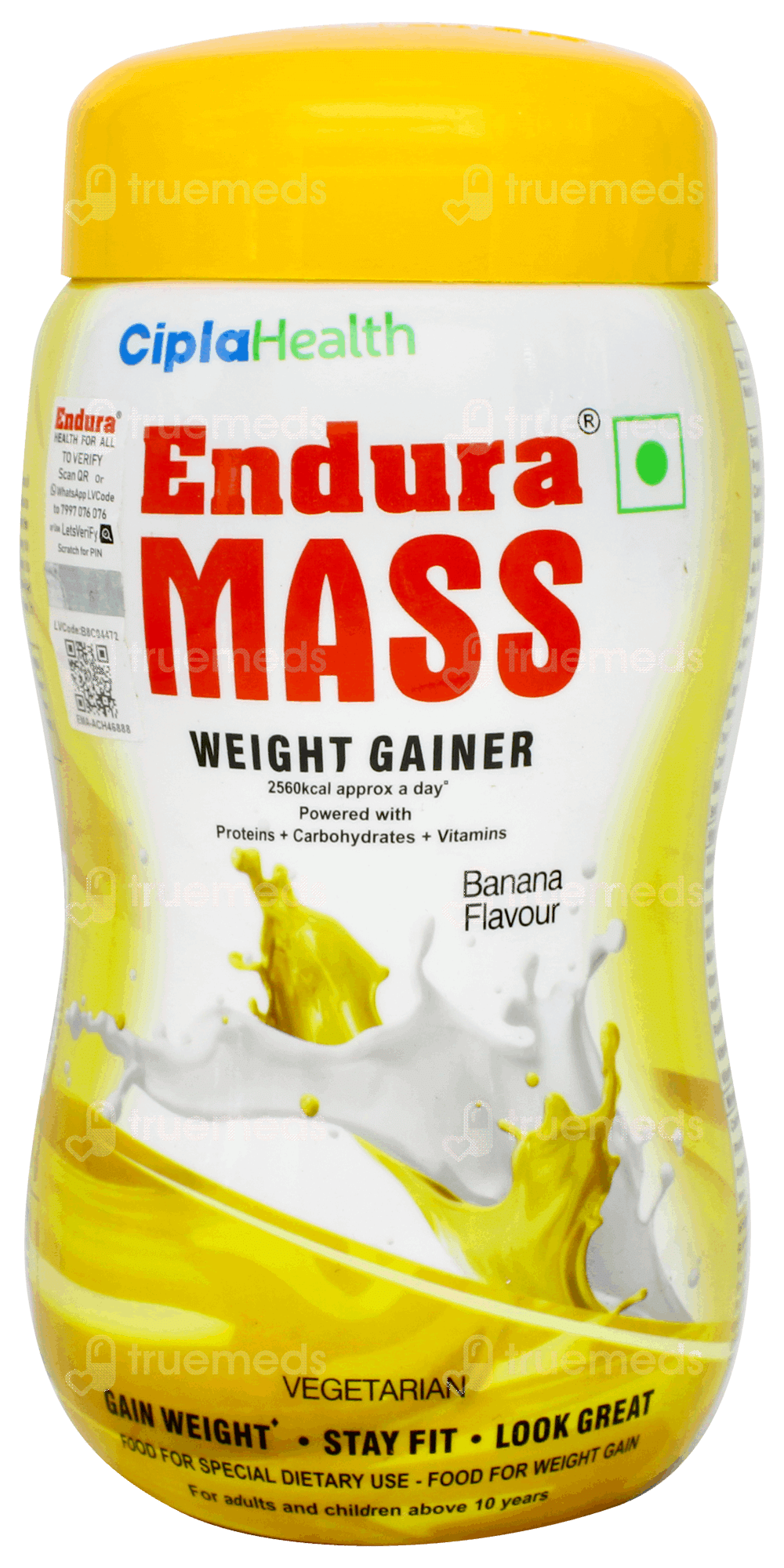 Endura Mass Weight Gainer Banana Flavour Powder 500gm