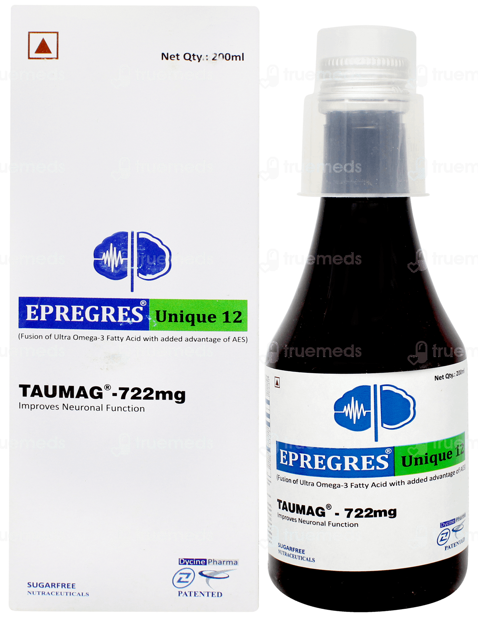 Epregres Unique 12 Sugar Free Syrup 200ml