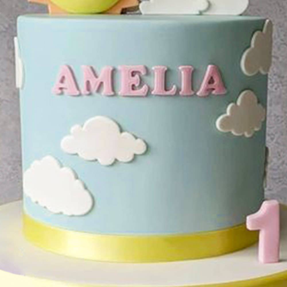 Ethereal Sky Rainbow Cake