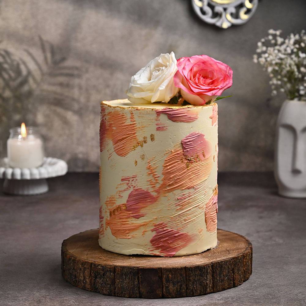 Ethereal Wedding Floral Dream Cake