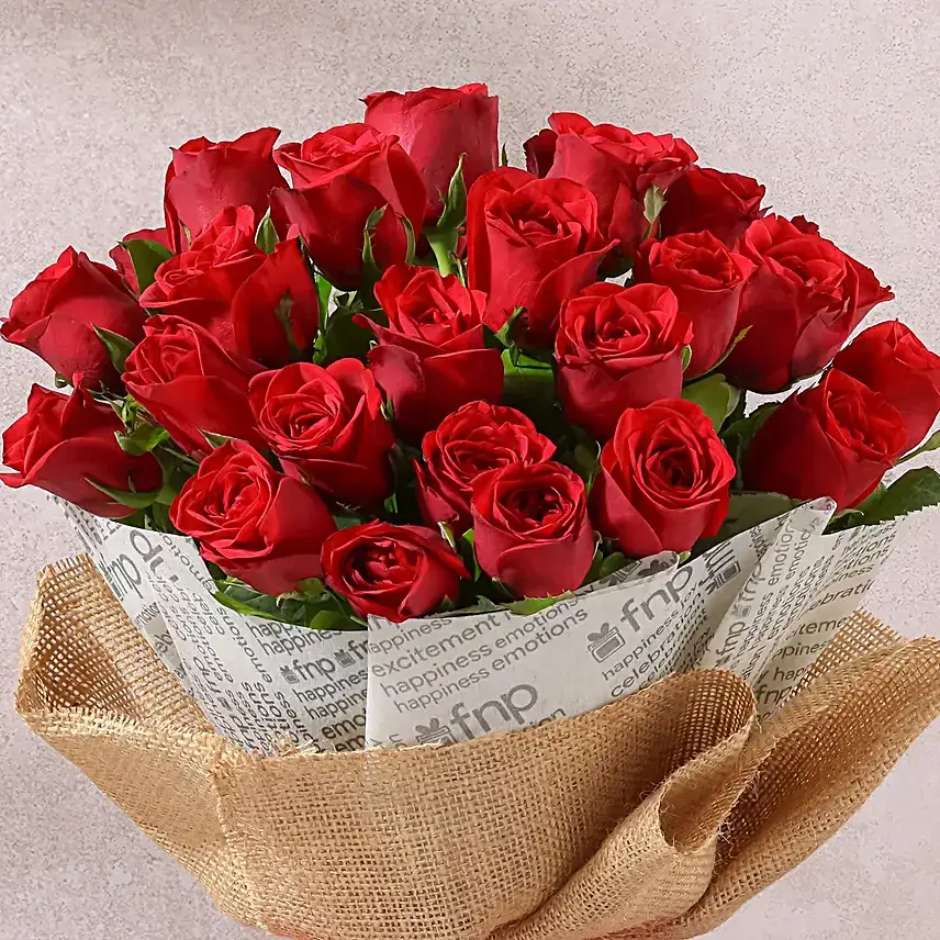 Exquisite 25 Red Roses Bouquet