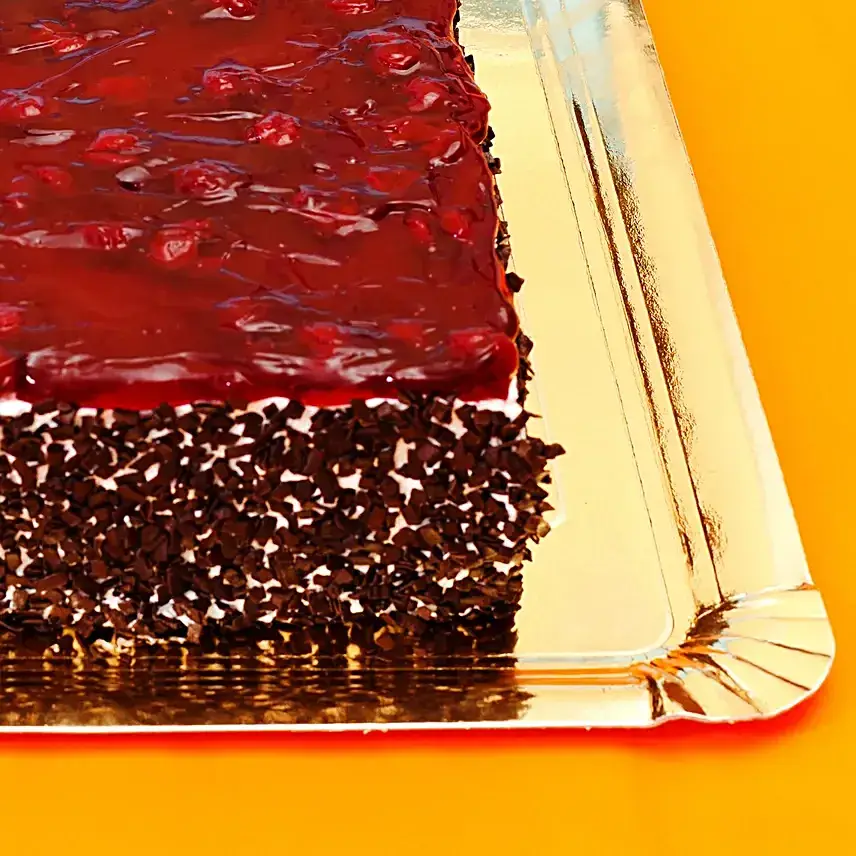 Exquisite Square Blueberry Cake Half Kg