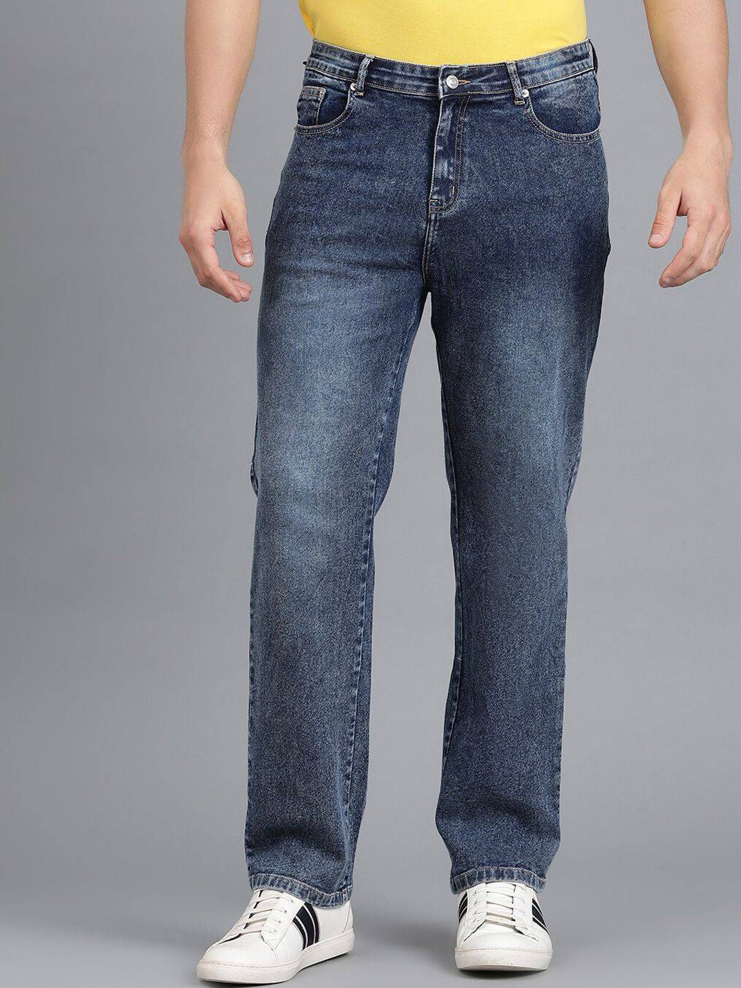 Kotty Men Jean Low-Rise Clean Look Heavy Fade Stretchable Jeans